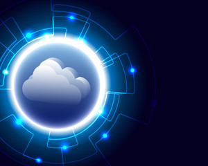 Cloud server computing business Transaction bigdata storage new technology concept. vector illustration eps10.