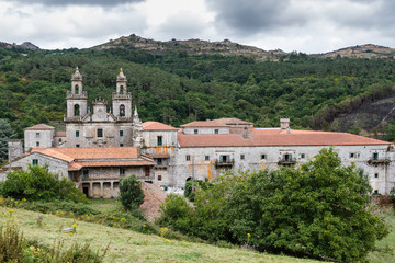 Fototapeta na wymiar Monasterio de Oseira. San Cristóbal de Cea, Ourense, Galicia, España.