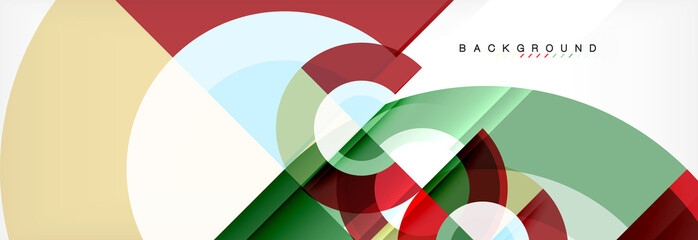 Obraz premium Vector circular abstract background
