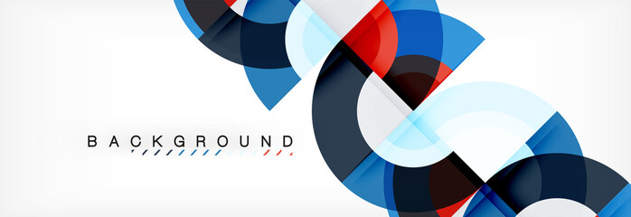 Obraz premium Wektorowy kółkowy abstrakcjonistyczny tło