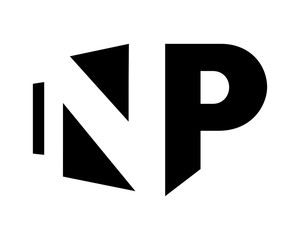 Fototapeta premium black silhouette typography alphabet typeset typeface logotype font image vector icon