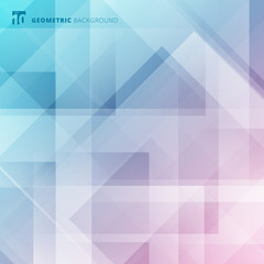 Abstract geometric blue digital futuristic design background.