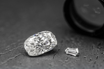 Diamond Cushion Crushed Ice