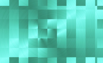 Square plates brushed colored metal surface. Texture of metal. Abstract steel background