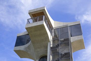 upper part of concrete observatory