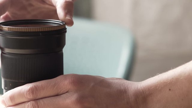 Putting nd Filter on Lens