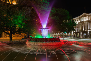 Fountain in front of The Presidency building, Sofia, Bulgaria
