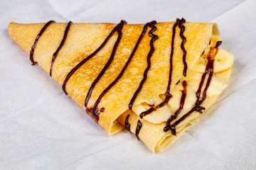 Pancake with banana