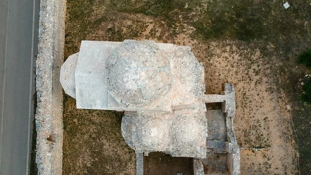 Remains of an ancient Byzantine church of Casale Balsignano near Bari. Apulia - Italy