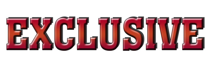 exclusive Red Logo Stamp Banner