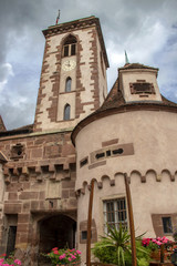 Wasselonne. Vue sur la tour du château. Alsace. Bas-Rhin. Grand Est