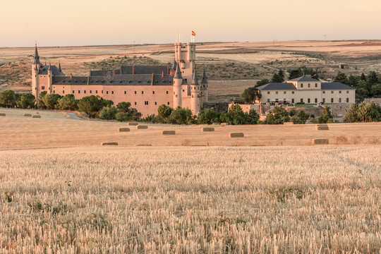The famous Alcazar of Segovia and the House of Chemistry where Louis Proust worked for the Spanish army (Spain)