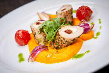 stuffed chicken fillet