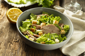 Chicken Caesar salad