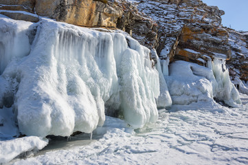 Lake Baikal in winter