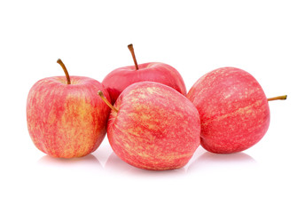 Gala apples isolate on white background