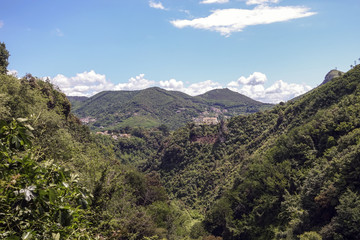 Fototapeta na wymiar cartolina della valle metelliana - 23