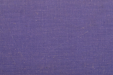 Vintage canvas book cover with a grid pattern, lilac