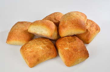 Brötchen, Bauernbrötchen, Haufen, Arrangement