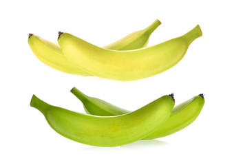 Banana on a white background