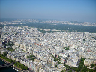 Fototapeta premium Paris from the Eiffel Tower