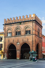 Fototapeta na wymiar Loggia dei militi Cremona
