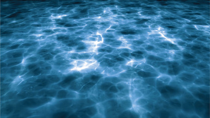 Underwater glimmering abstract surface texture.