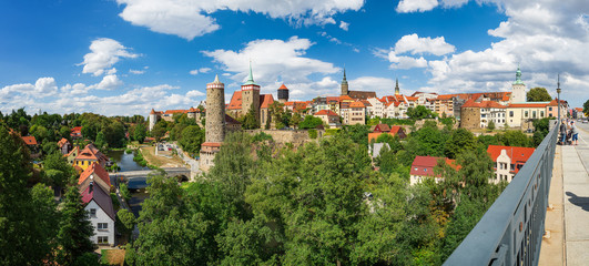 Panoramablick auf Bautzen´s Altstadt