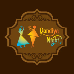 celebrate navratri festival poster design