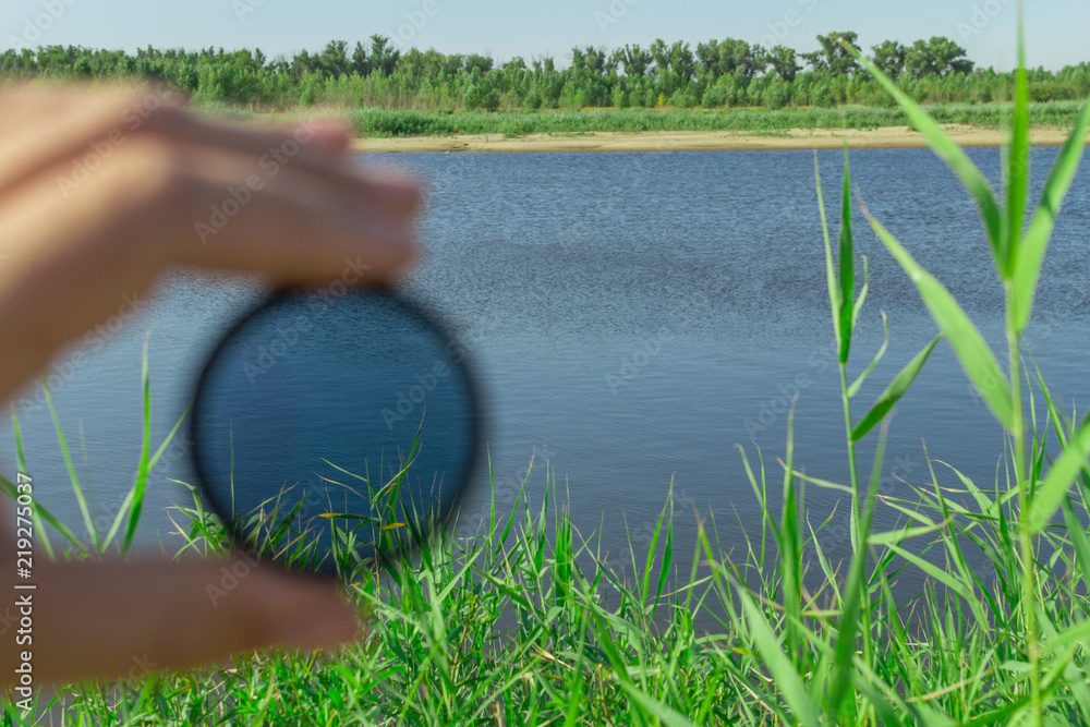 Canvas Prints polarizing filter for the camera