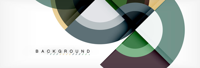 Obraz premium Vector circular abstract background