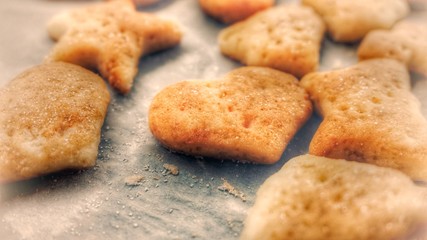 cookies and pastries from cottage cheese pastry