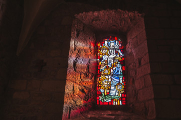 Vitrail dans une église