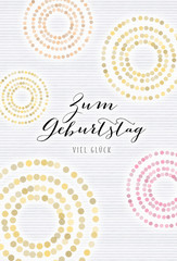 Zum Geburtstag viel Gl&uuml;ck 