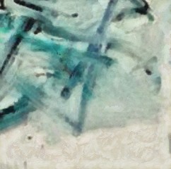 Detailed close-up grunge multi color abstract background. Dry textured brush strokes hand drawn oil painting on canvas texture. Creative simple pattern for graphic work, web design or wallpaper. Aged.