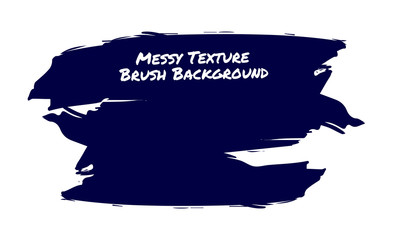 Messy texture brush background vector dry element