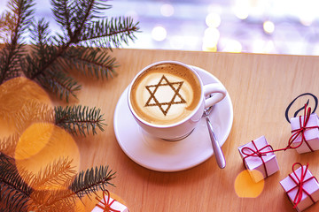 a cup of coffee in Israel