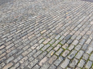 Cobbled stone floor texture