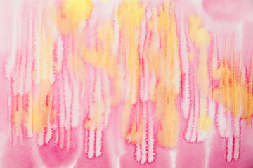 Abstract water colorful painting. Pastel color illustration concept.