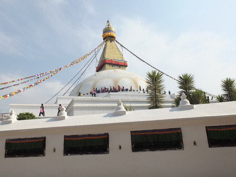 circulando a grande stupa