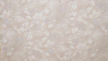 花柄の壁紙