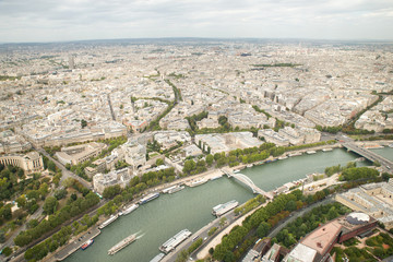 Paris, Aussicht vom Eiffelturm
