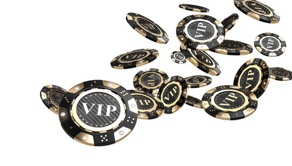 3d rendering isolated vip chip © tiero