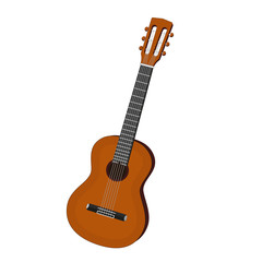 Stringed musical instrument. Acoustic guitar