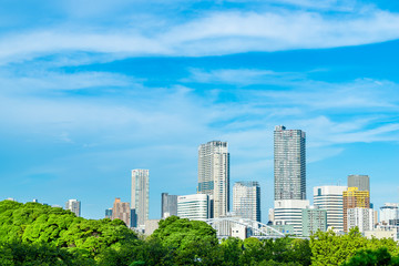 Fototapeta premium 不動産イメージ High-rise condominium in Tokyo