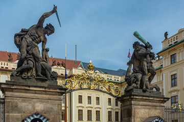 The entrance of Prague Castle