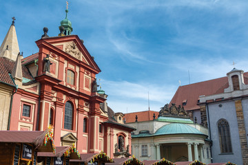 Traditional market in Prague