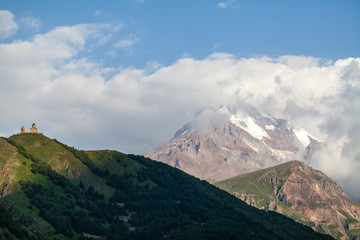 Causasian mountains in georgia