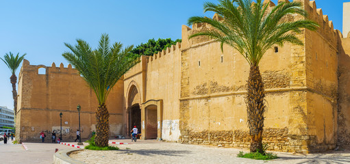 Panorama of Sfax fortress, Tunisia