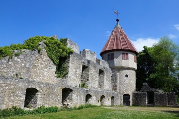 Stadt Tuttlingen in Süddeutschland im Sommer